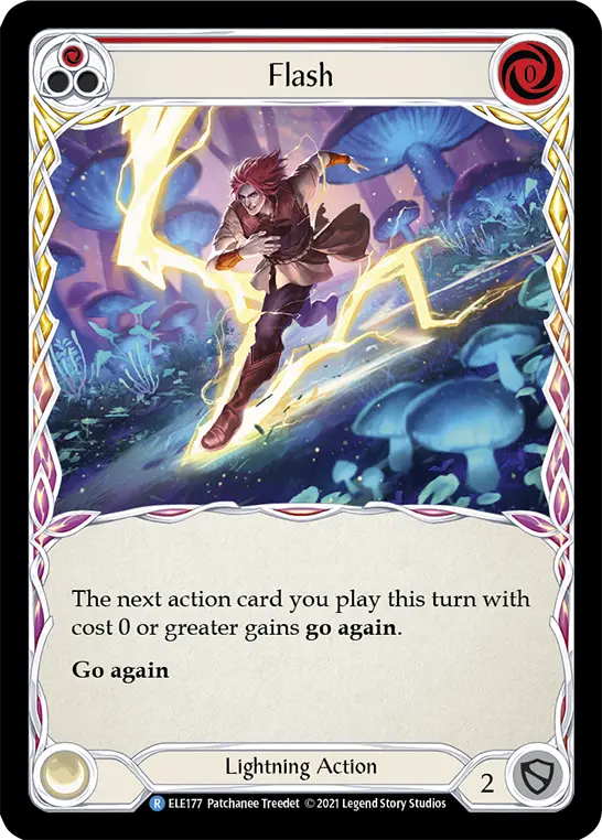 Flash (Red) — Tales of Aria Flesh and Blood card by Patchanee Treedet