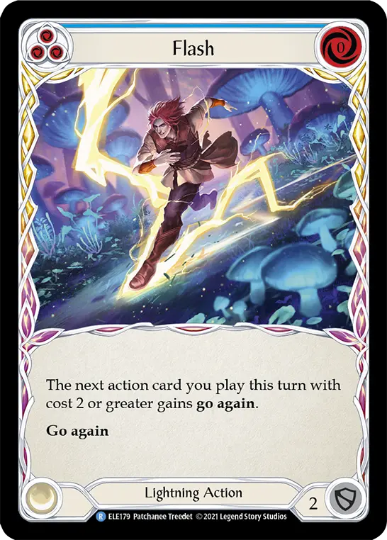 Flash (Blue) — Tales of Aria Flesh and Blood card by Patchanee Treedet
