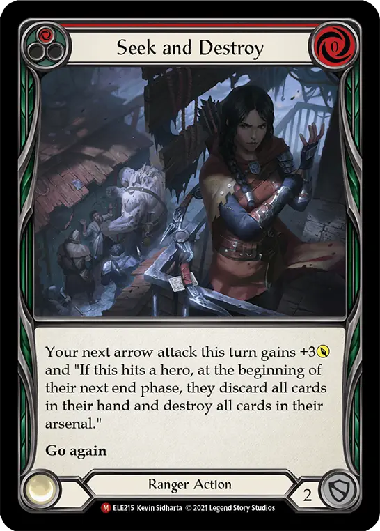 Seek and Destroy — Tales of Aria Flesh and Blood card by Kevin Sidharta
