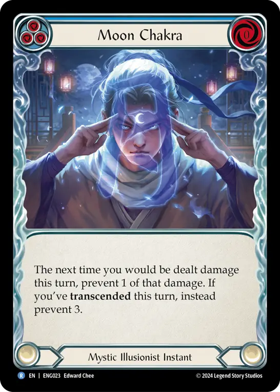 Moon Chakra — Blitz Deck: Part the Mistveil - Enigma Flesh and Blood card by Edward Chee