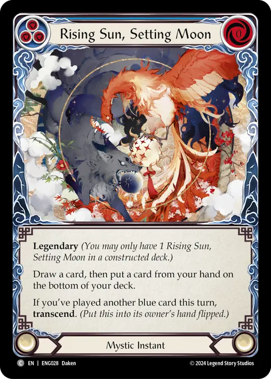 Rising Sun, Setting Moon — Flesh and Blood card