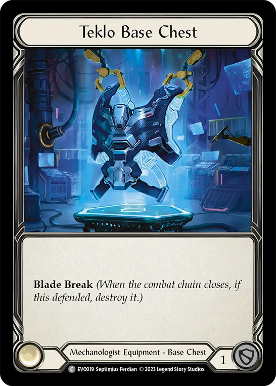 Teklo Base Chest — Bright Lights Flesh and Blood card by Septimius Ferdian