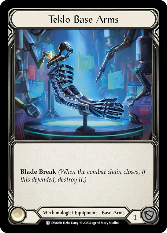 Teklo Base Arms — Bright Lights Flesh and Blood card by Lizhe Liang