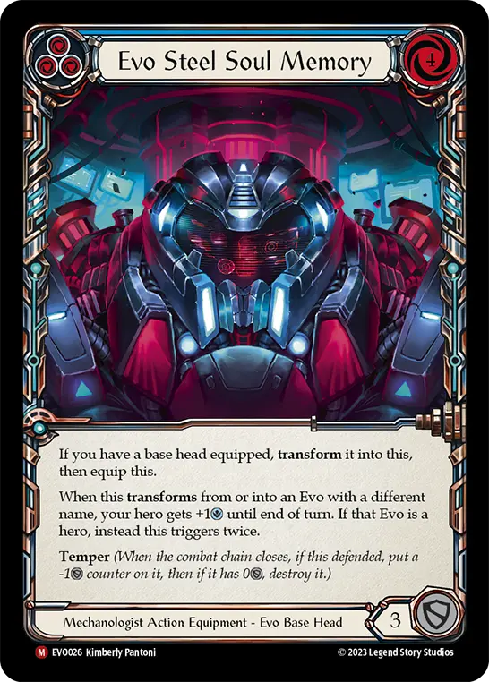 Evo Steel Soul Memory (Marvel) — Flesh and Blood card