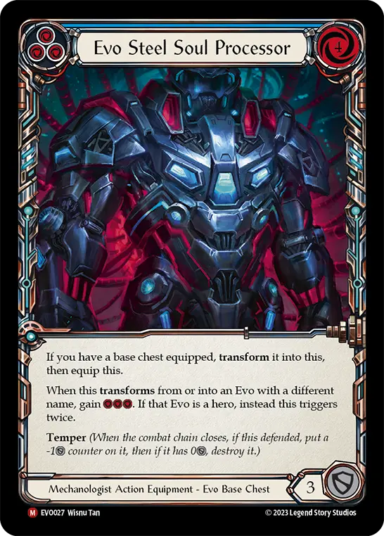 Evo Steel Soul Processor (Marvel) — Bright Lights Flesh and Blood card by Wisnu Tan