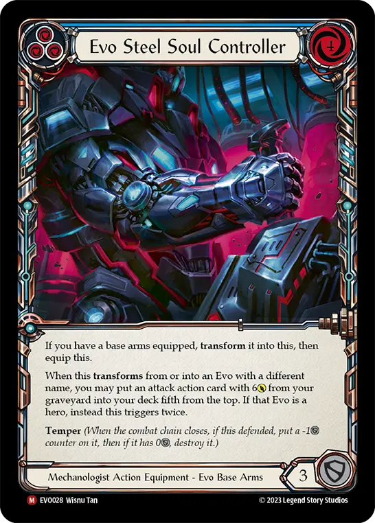 Evo Steel Soul Controller (Marvel) — Bright Lights Flesh and Blood card by Wisnu Tan
