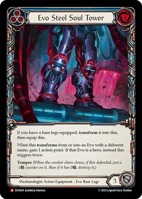 Evo Steel Soul Tower (Marvel) — Flesh and Blood card