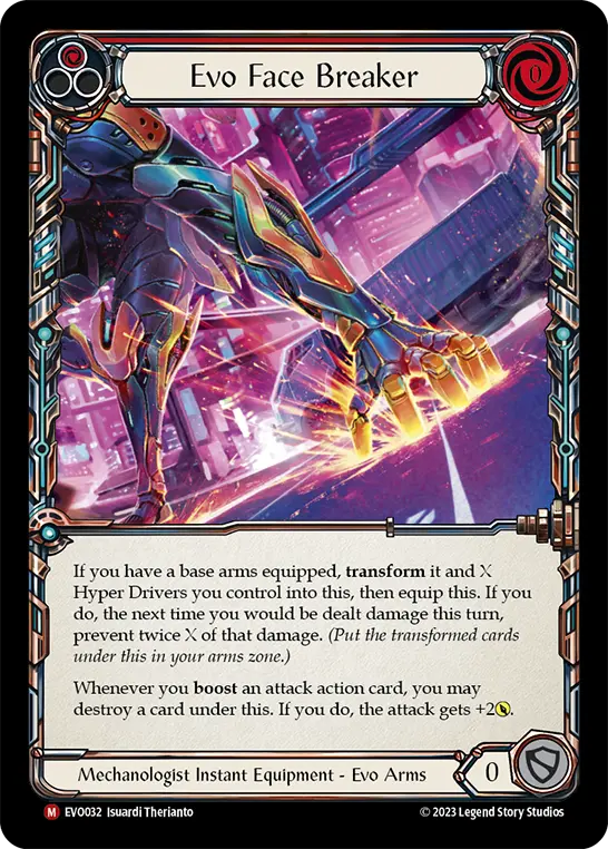 Evo Face Breaker (Marvel) — Bright Lights Flesh and Blood card by Isuardi Therianto