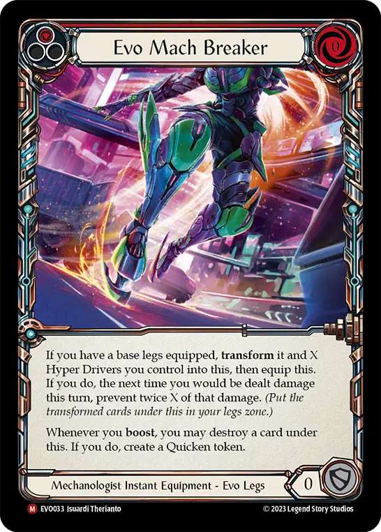 Evo Mach Breaker (Marvel) — Bright Lights Flesh and Blood card by Isuardi Therianto