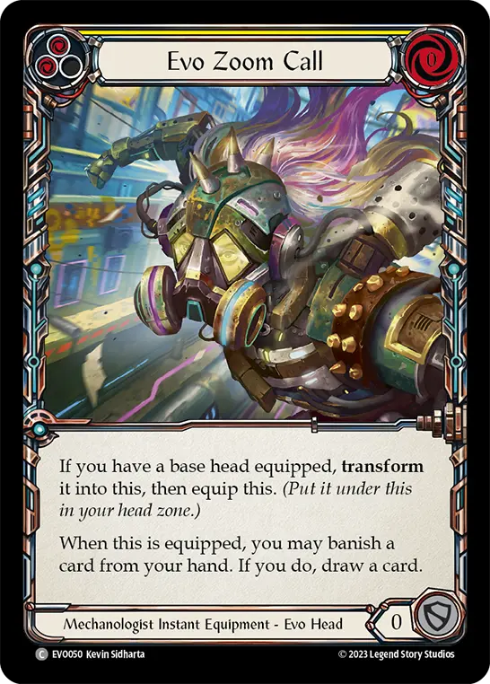 Evo Zoom Call — Bright Lights Flesh and Blood card by Kevin Sidharta
