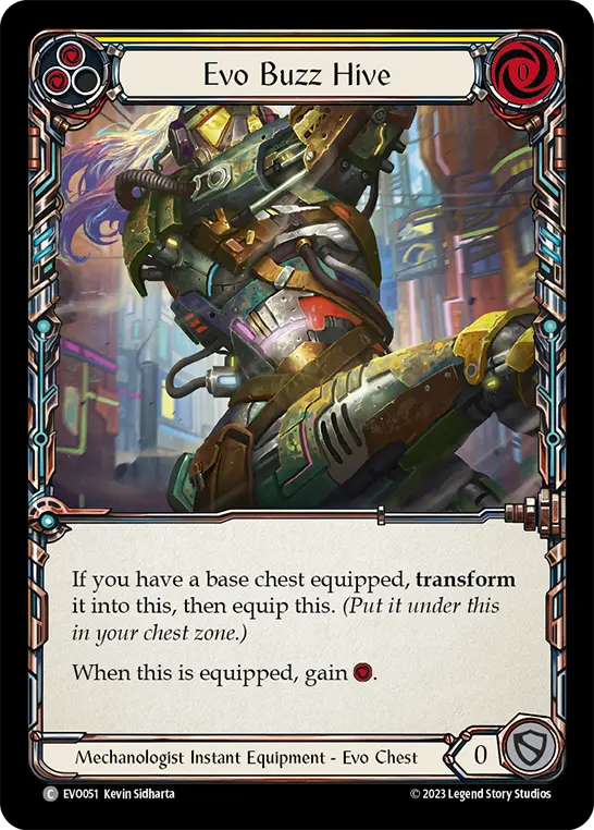 Evo Buzz Hive — Bright Lights Flesh and Blood card by Kevin Sidharta
