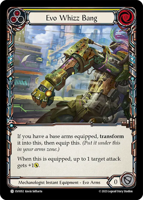 Evo Whizz Bang — Bright Lights Flesh and Blood card by Kevin Sidharta