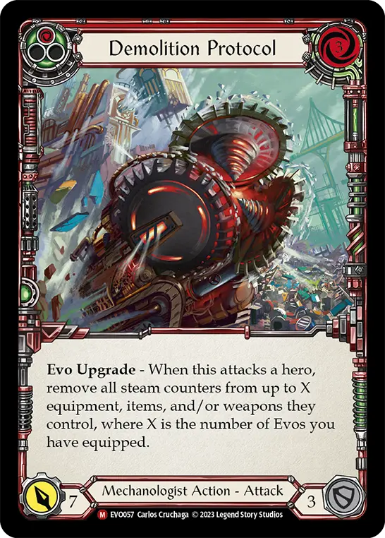 Demolition Protocol — Bright Lights Flesh and Blood card by Carlos Cruchaga