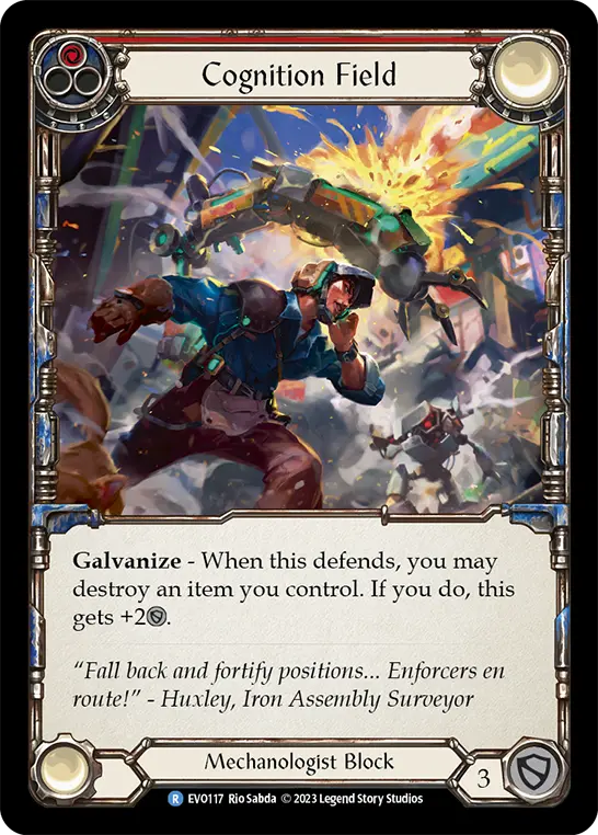 Cognition Field (Red) — Bright Lights Flesh and Blood card by Rio Sabda