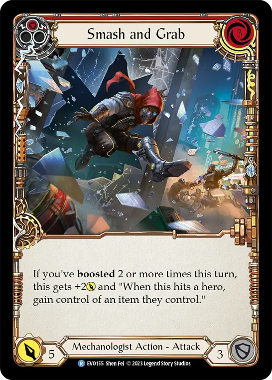 Smash and Grab — Bright Lights Flesh and Blood card by Shen Fei