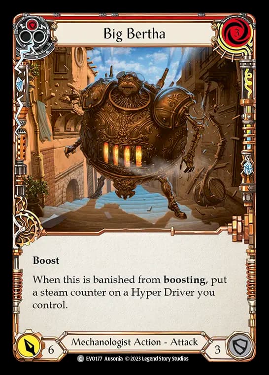 Big Bertha (Red) — Bright Lights Flesh and Blood card by Ausonin