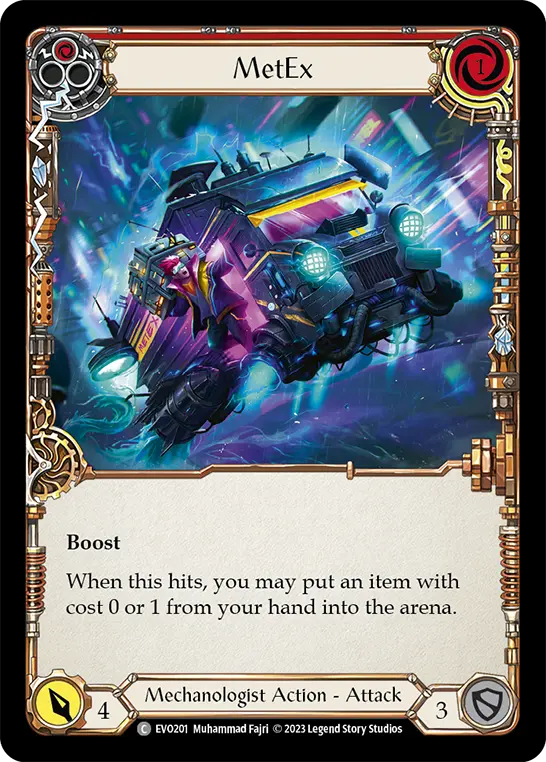 MetEx (Red) — Bright Lights Flesh and Blood card by Muhammad Fajri