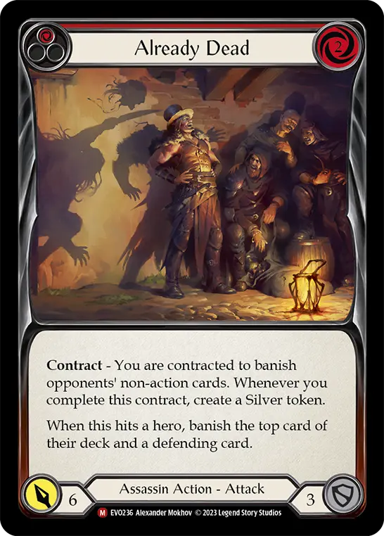 Already Dead — Bright Lights Flesh and Blood card by Alexander Mokhov