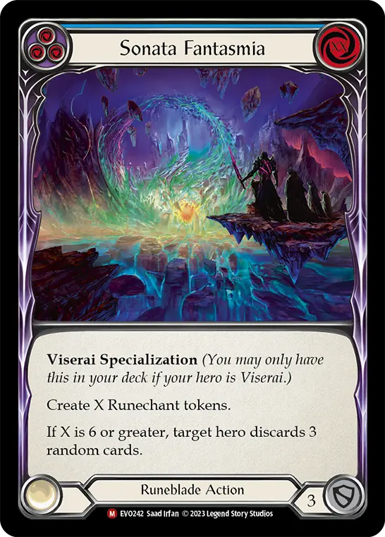 Sonata Fantasmia — Bright Lights Flesh and Blood card by Saad Irfan