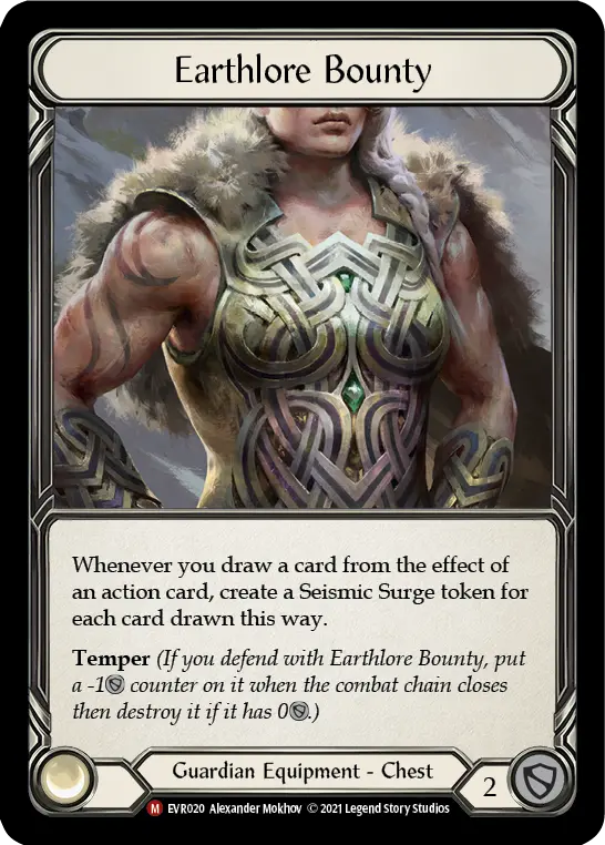 Earthlore Bounty — Everfest Flesh and Blood card by Alexander Mokhov