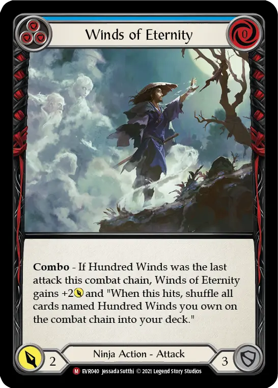 Winds of Eternity — Everfest Flesh and Blood card by Jessada Sutthi