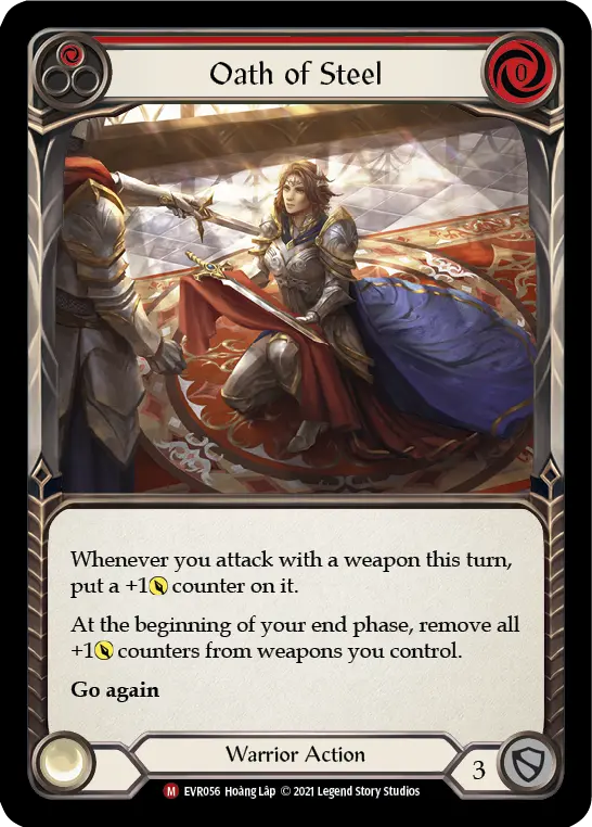 Oath of Steel — Everfest Flesh and Blood card by Hoàng Lập