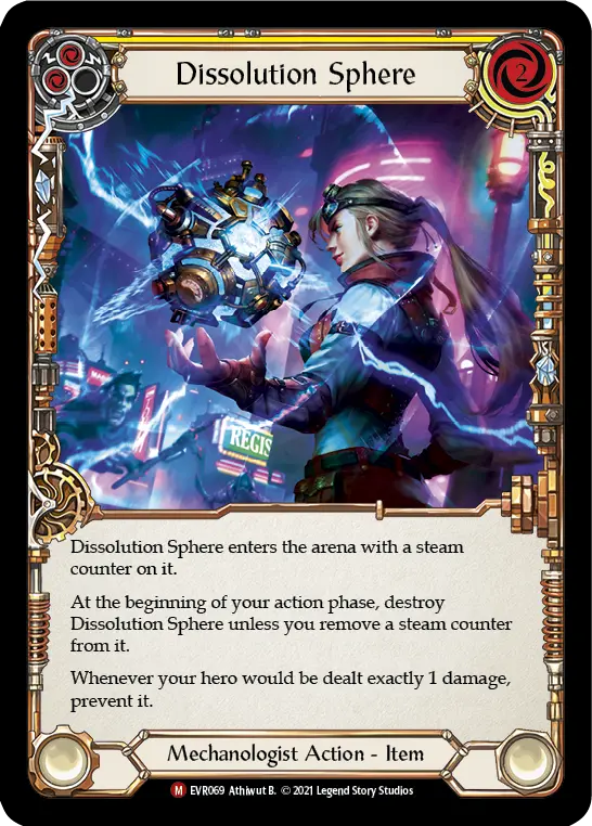 Dissolution Sphere — Everfest Flesh and Blood card by Athiwut B.