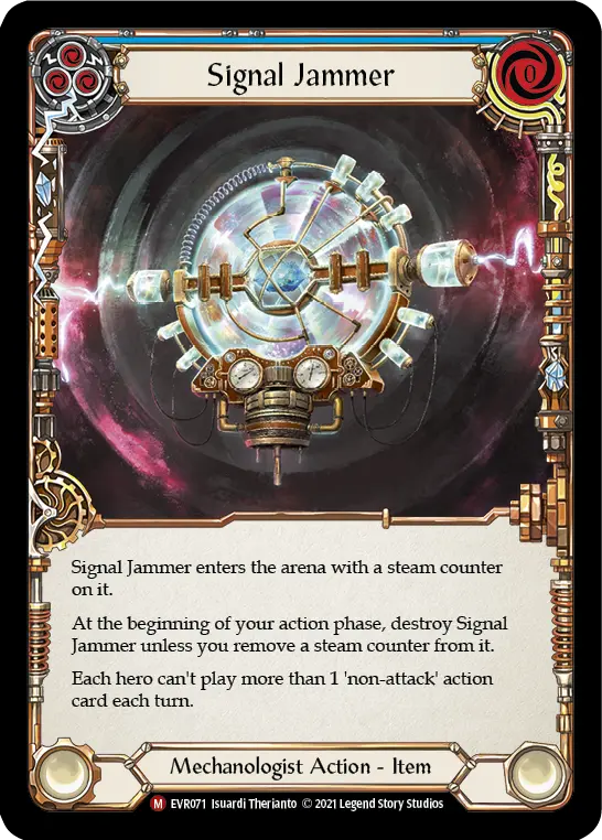 Signal Jammer — Everfest Flesh and Blood card by Isuardi Therianto