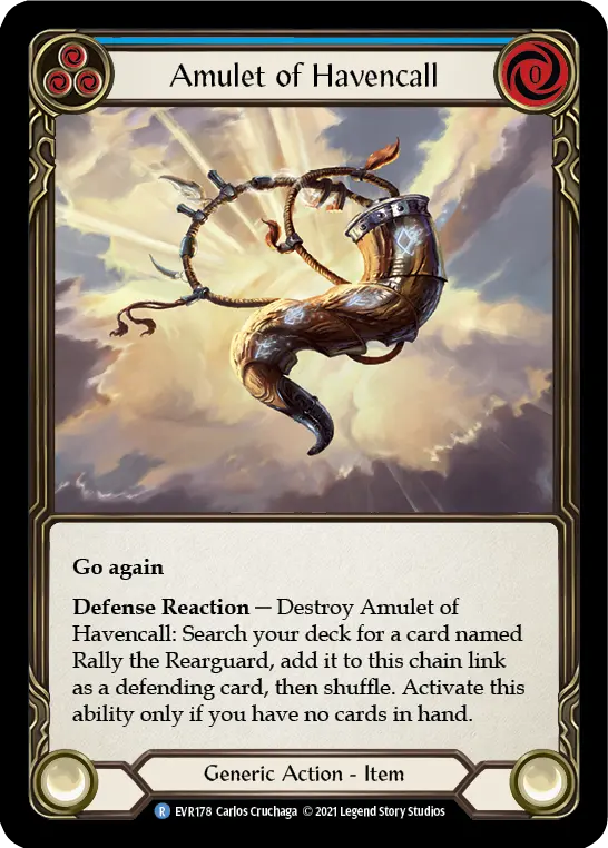 Amulet of Havencall — Everfest Flesh and Blood card by Carlos Cruchaga