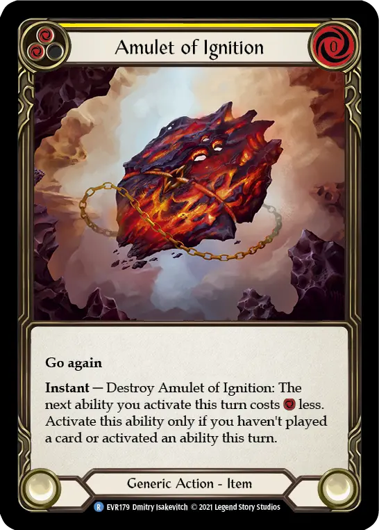 Amulet of Ignition — Everfest Flesh and Blood card by Dmitry Isakevitch
