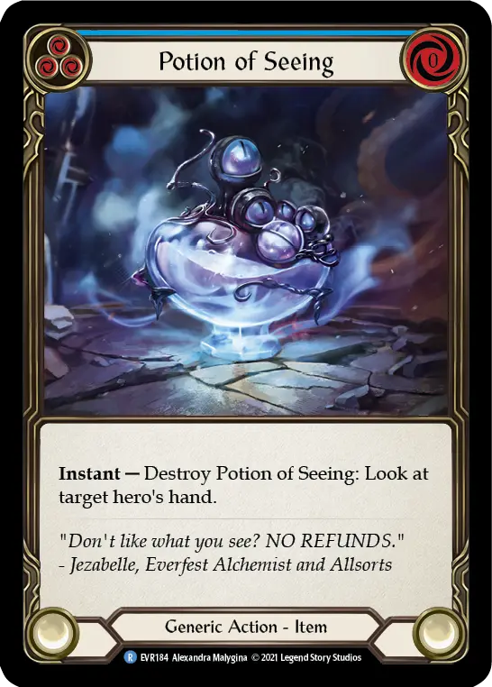 Potion of Seeing — Everfest Flesh and Blood card by Alexandra Malygina