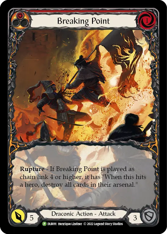 Breaking Point (Extended Art) - FAB091 — Flesh and Blood: Promo Cards