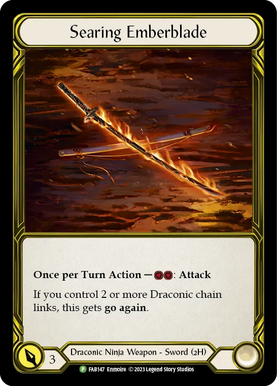 Searing Emberblade (Golden) - FAB147
