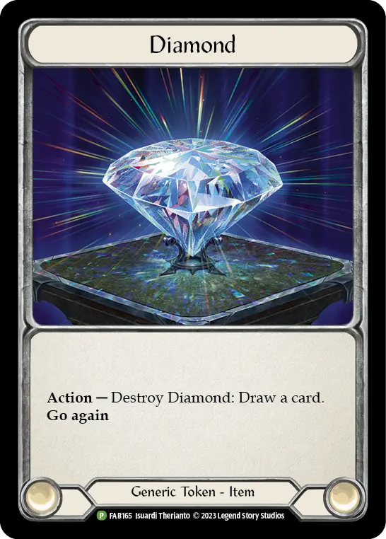 Diamond - FAB165 — Flesh and Blood: Promo Cards Flesh and Blood card by Isuardi Therianto