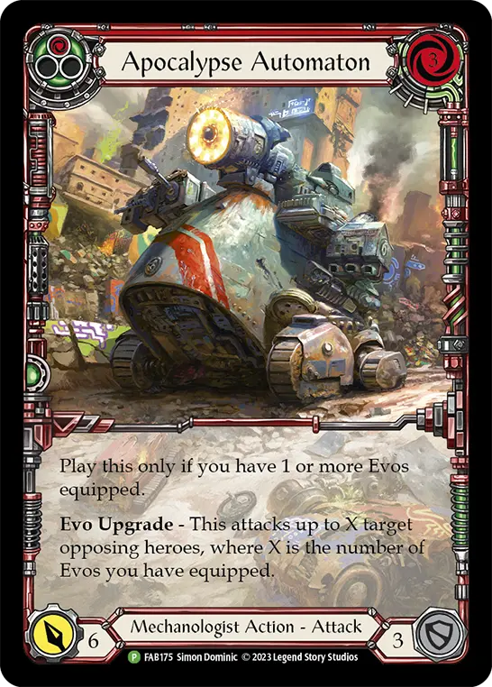 Apocalypse Automaton — Round the Table: TCCxLSS Flesh and Blood card by Simon Dominic