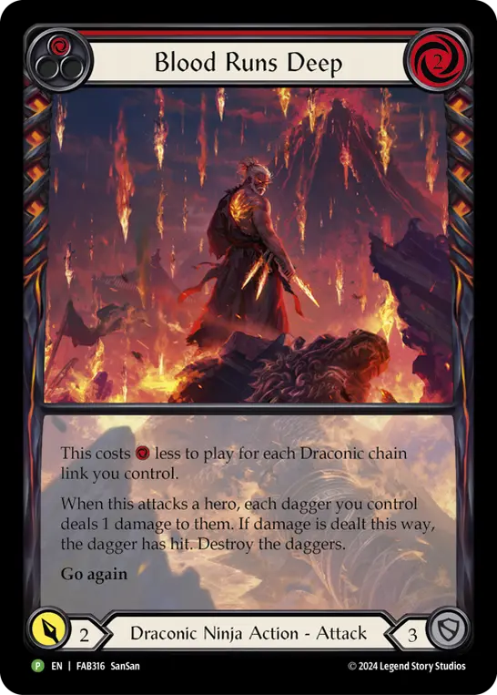 Blood Runs Deep - FAB316 — Flesh and Blood: Promo Cards