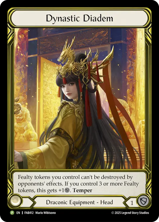 Dynastic Diadem — Compendium of Rathe Flesh and Blood card by Mario Wibisono