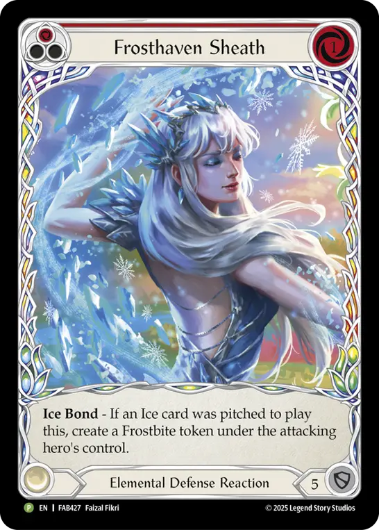 Frosthaven Sheath - FAB427 — Flesh and Blood: Promo Cards Flesh and Blood card by Faizal Fikri