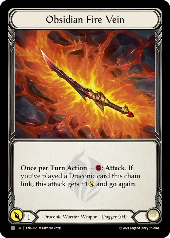 Obsidian Fire Vein — Blitz Deck: The Hunted - Fang