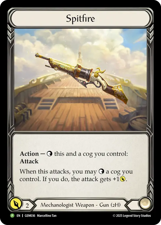 Spitfire — GEM Pack 2 Flesh and Blood card by Marcellino Tan