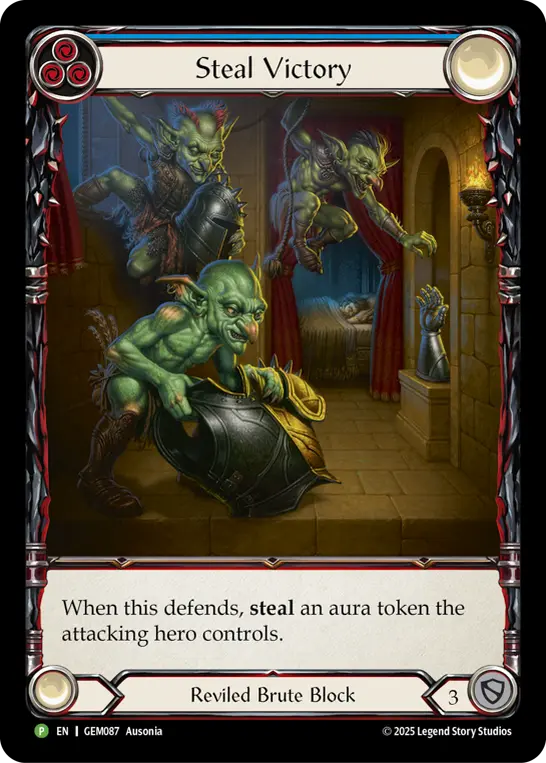 Steal Victory — GEM Pack 3 Flesh and Blood card by Ausonia