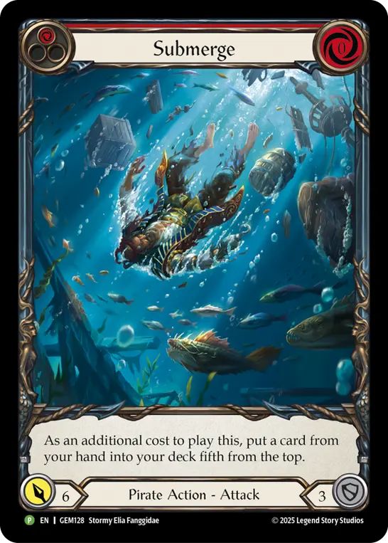 Submerge — GEM Pack 4 Flesh and Blood card by Stormy Elia Fanggidae
