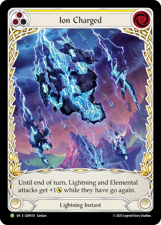 Ion Charged — GEM Pack 4 Flesh and Blood card by SanSan