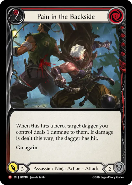 Pain in the Backside — The Hunted Flesh and Blood card by Jessada Sutthi