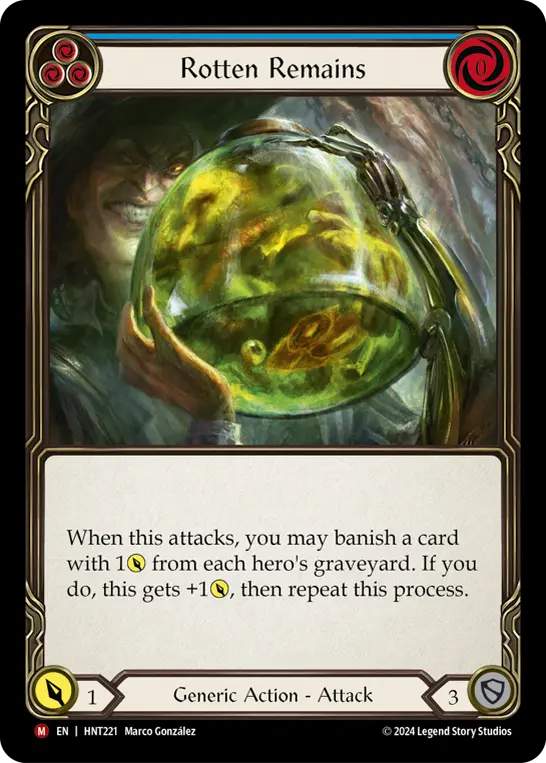 Rotten Remains — The Hunted Flesh and Blood card by Marco González