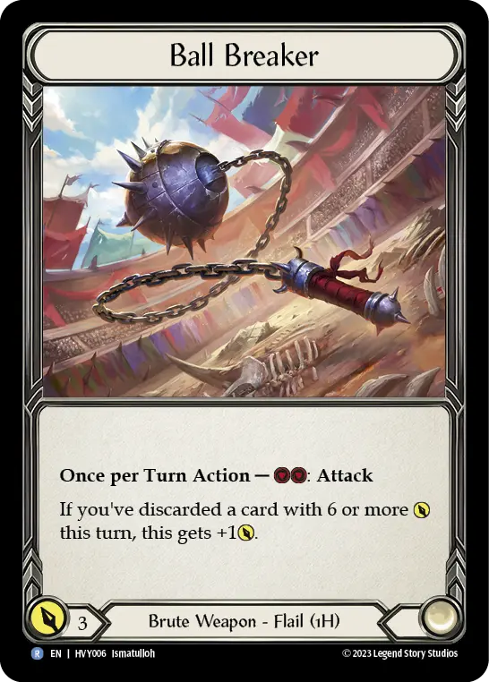 Ball Breaker — Heavy Hitters Flesh and Blood card by Ismatullah