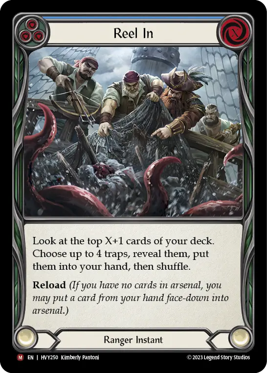 Reel In — Heavy Hitters Flesh and Blood card by Kimberly Pantoni