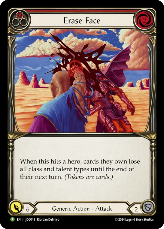 Erase Face - JDG043 — Flesh and Blood: Promo Cards