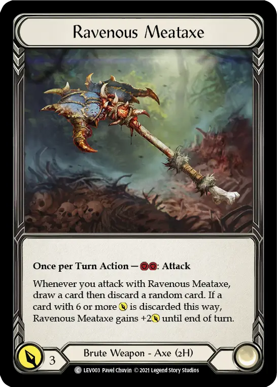Ravenous Meataxe — Flesh and Blood card