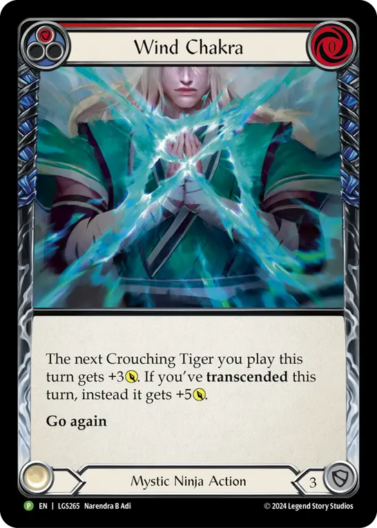 Wind Chakra - LGS265 — Flesh and Blood: Promo Cards Flesh and Blood card by Narendra B Adi